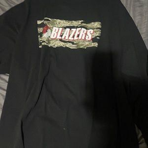 Mitchell and Ness long sleeve Portland Trail Blazers t shirt XXL 2XL